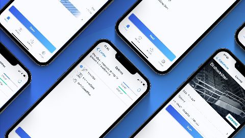 multiple phones with Home Connect dishwasher screenshots