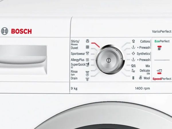 Các chương trình giặt hiện đại trên máy giặt Bosch