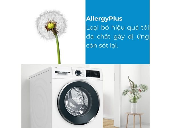 Chế độ AllergyPlus giúp loại bỏ các tác nhân gây dị ứng