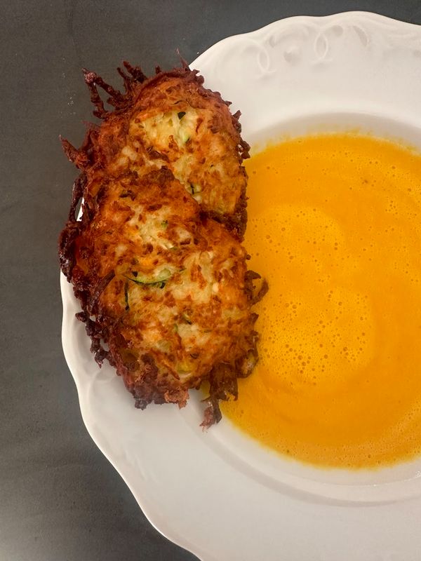 Őszi krémleves és zöldség ropogós 