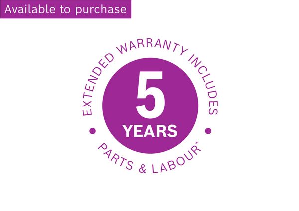 Bosch Extended Warranty Available to Purchase