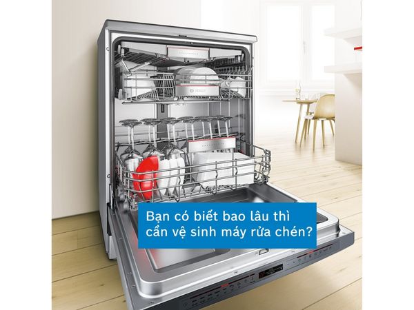 Máy rửa bát cần được vệ sinh thường xuyên theo từng bộ phận khác nhau