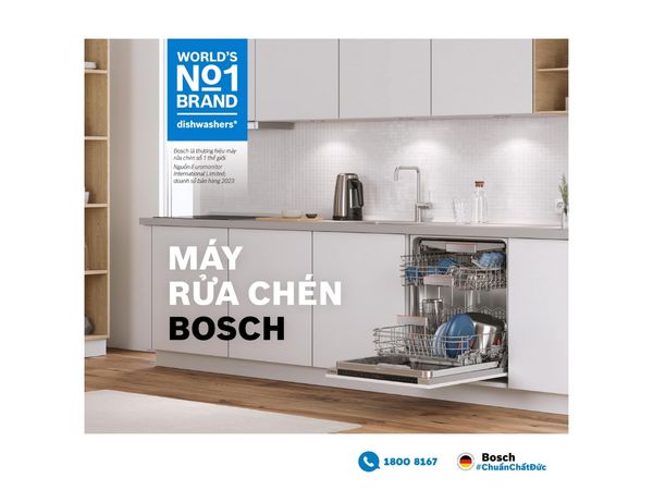Máy rửa bát Bosch có nhiều chế độ rửa khác nhau