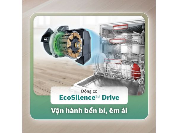 Động cơ EcoSilencr Drive của Bosch có độ ồn rất thấp