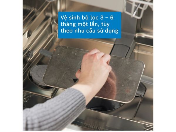 Bộ lọc rác cần được vệ sinh thường xuyên