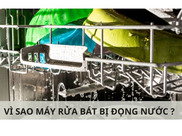 Có rất nhiều nguyên nhân làm cho máy rửa bát bị đọng nước