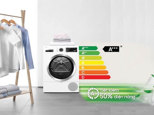 Công suất máy sấy và mức điện năng tiêu thụ