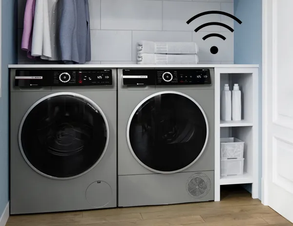 Smart Washer and Dryer with Home Connect