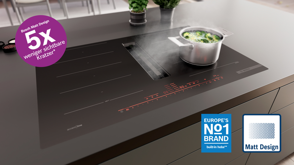 Modernes accent line GlassProtect Kochfeld