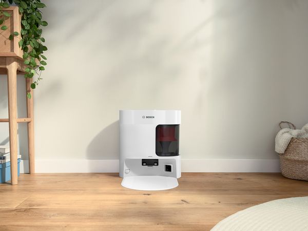 Bosch Spotless+ servisna postaja za robotski sesalnik.