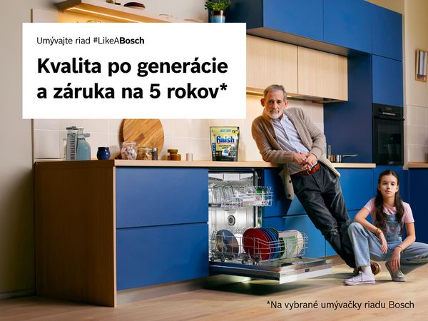 Umývačky riadu - 5-ročná záruka