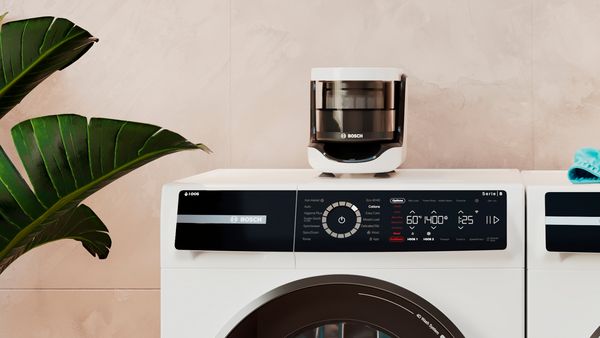 Bosch Waschmaschine mit externen Bosch Mikroplastikfilter