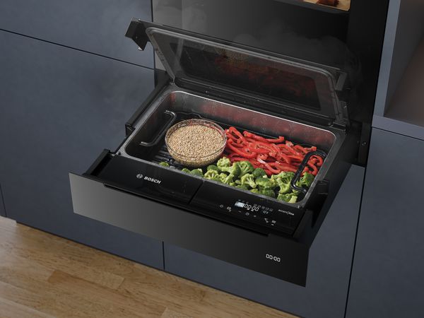 Een Bosch stoomlade.