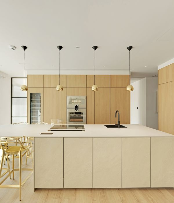 The villas design seamlessly blends a modern aesthetic with a warm, White Oak finish and Gaggenau 400 series appliances.