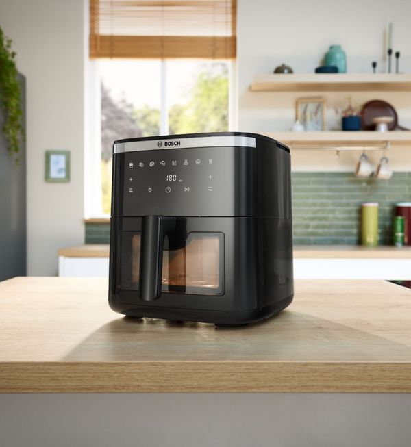 Bosch series 6 air fryer in kitchen