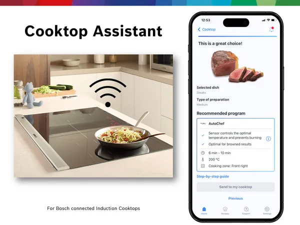Bosch Cooktop Assistant Smart induction