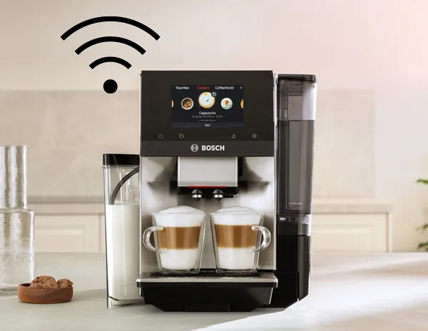 Bosch countertop espresso machine Smart Home Connect