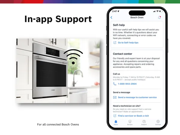 Bosch Smart Oven Assistant Home Connect