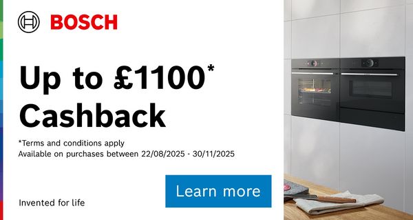 Bosch kitchen cashback promotion details
