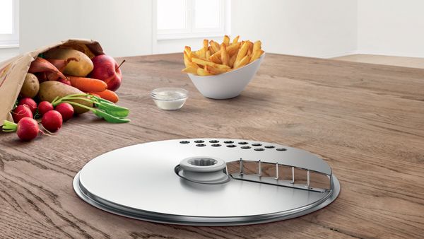 Pommes Frites Scheibe.