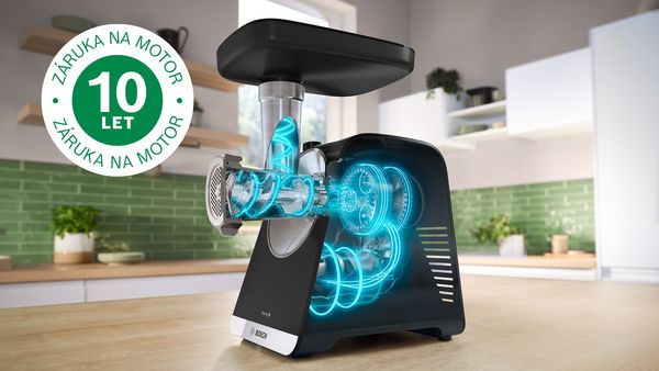 Rentgenový snímek spotřebiče MultiPower Serie 4 odhalující části motoru uvnitř spotřebiče.