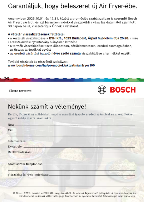 Garantáljuk, hogy beleszeret új Air Fryer-ébe.