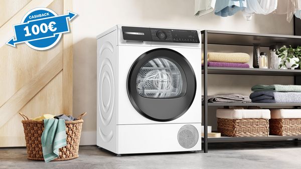 Asciugatrici Serie 6. Capi asciutti al punto giusto #LikeABosch. 