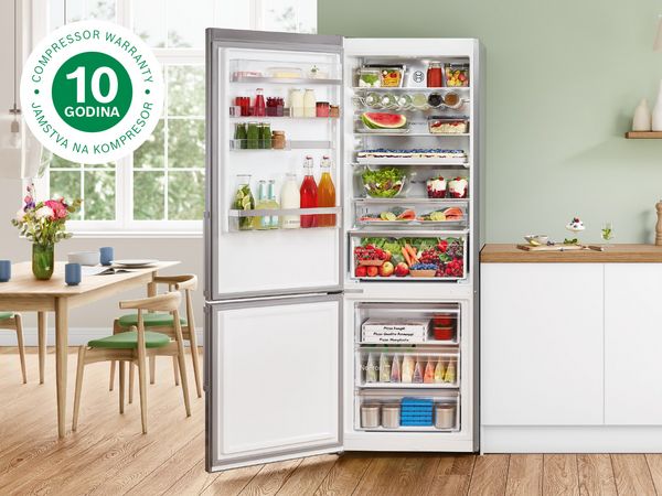 Bosch hladnjak s oznakom 10 godina jamstva.