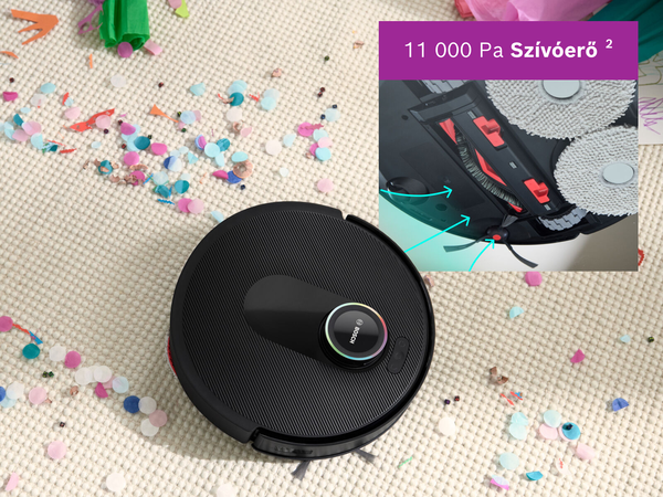 11 000 Pa szívóerő