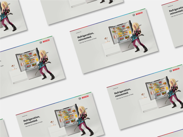 Bosch refrigerator brochure cover