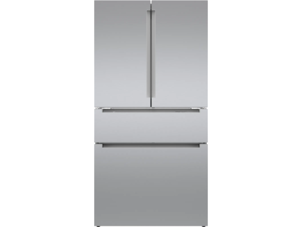 front product shot of bosch stainless steel refrigerator B36CL80ENS 