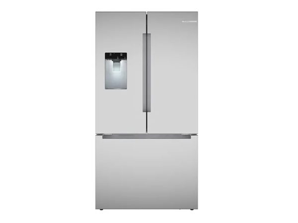 front product shot of bosch stainless steel refrigerator B36FD10ENS