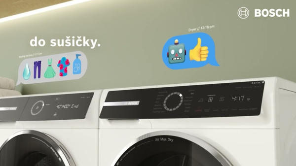 Video vysvětlující, jak funkce Smart Dry funguje.