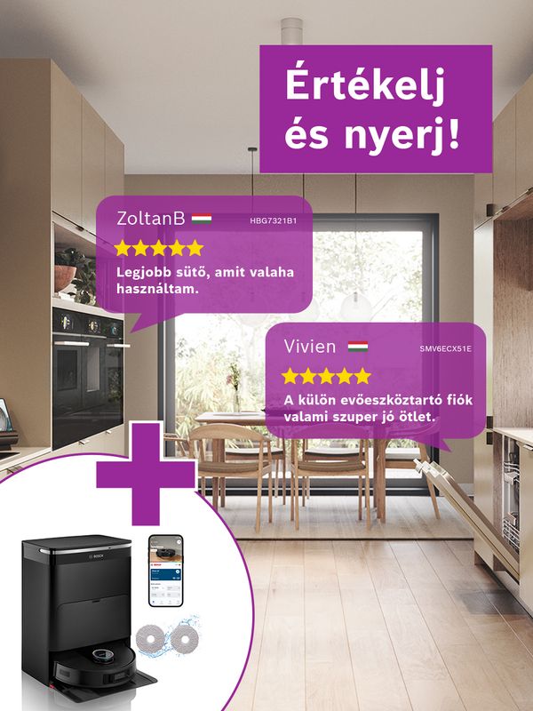 Nyereményjáték robotporszívóért