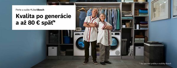 Bosch cashback až 80 eur.