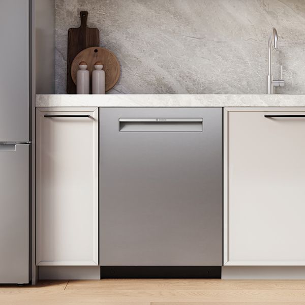 Bosch 300 series dishwasher with zonewash stainless steel