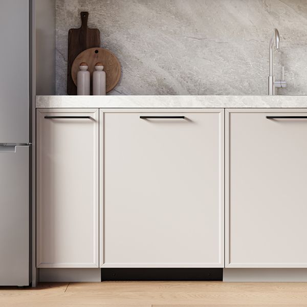 Bosch 300 series dishwasher with Zone wash in custom panel