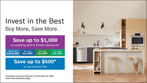 Buy more save more with Bosch