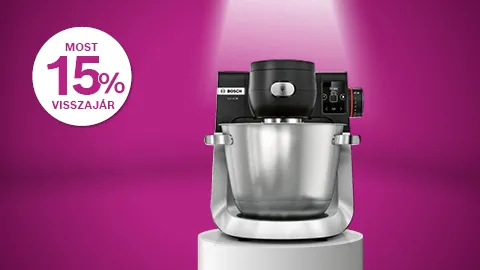 Bosch MUM 15% visszat&eacute;r&iacute;t&eacute;s