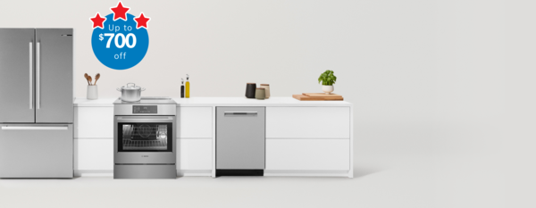 Bosch kitchen appliance package $700 off