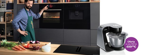 Mulher a aspirar tapete branco. destque de uma bateria com designa&ccedil;&atilde;o de oferta no valor de 100&euro;