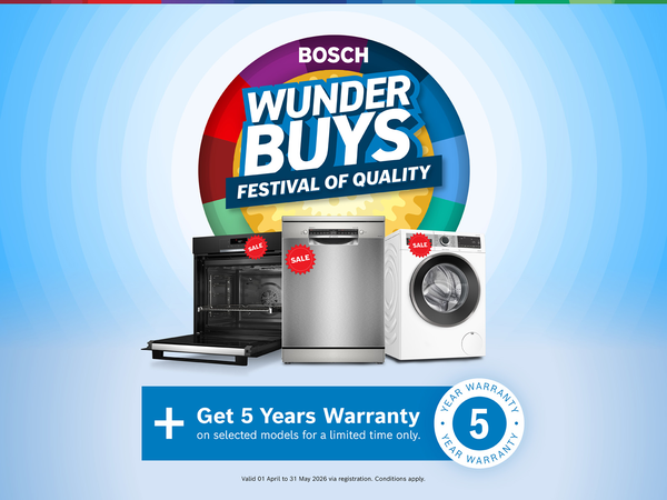 Bosch Australia Wunderbuys Promotion