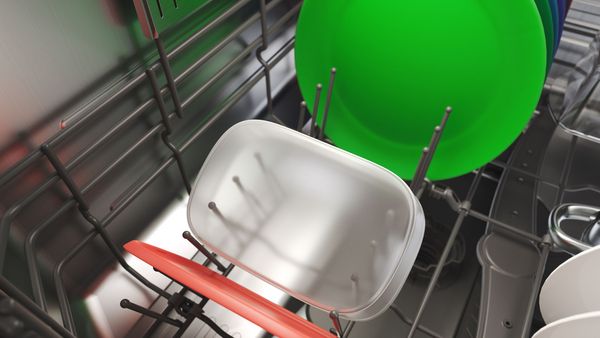 Plastic vaat in de vaatwasser 