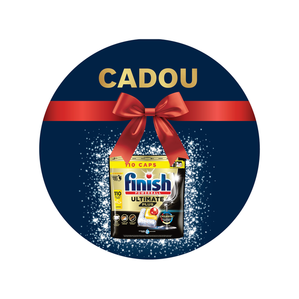 Imagine cu pachet de tablete Finish cadou