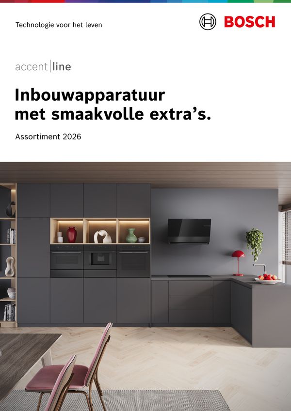 Bosch accent line brochure cover 2026