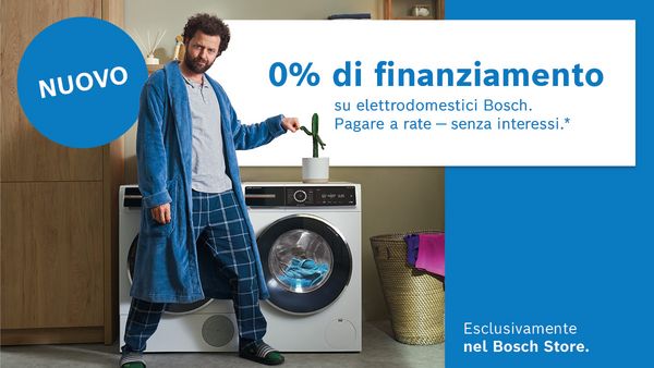 0% di finanziamento esclusivamente nel Bosch Store.