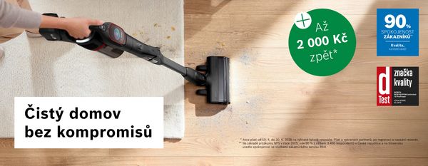 Z&iacute;skejte pen&iacute;ze zpět za n&aacute;kup vybran&yacute;ch spotřebičů Bosch!