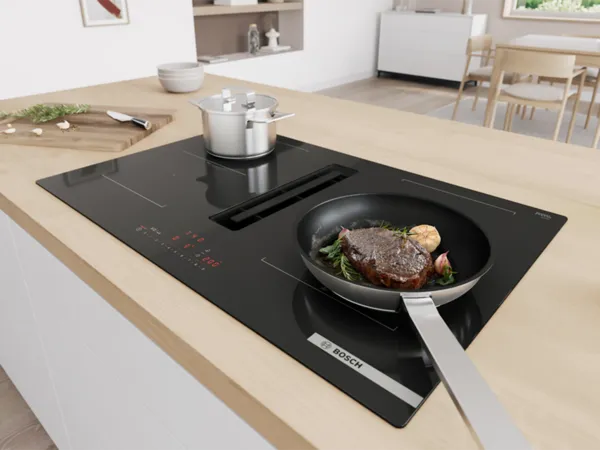 Főzőlapok beépített páraelszívóval