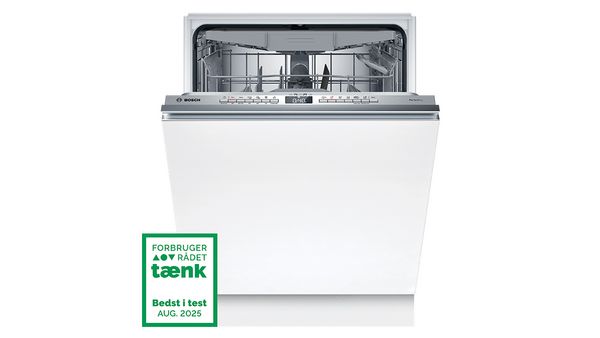 Diskmaskin med &rdquo;B&auml;st i test&rdquo;-logotyp fr&aring;n det danska konsumentmagasinet T&AElig;NK