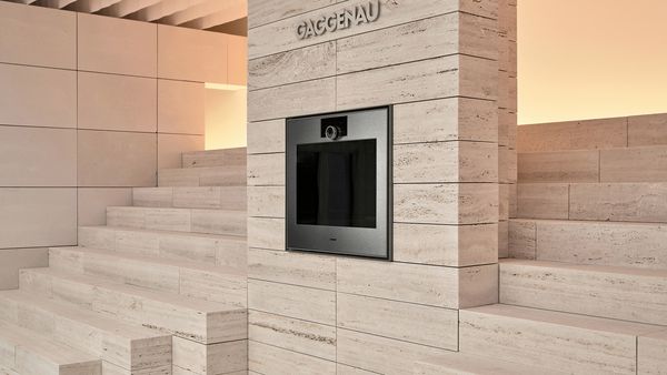 Image showing architectural installation space of the Gaggenau Presence experience at Villa Necchi Campiglio 2026